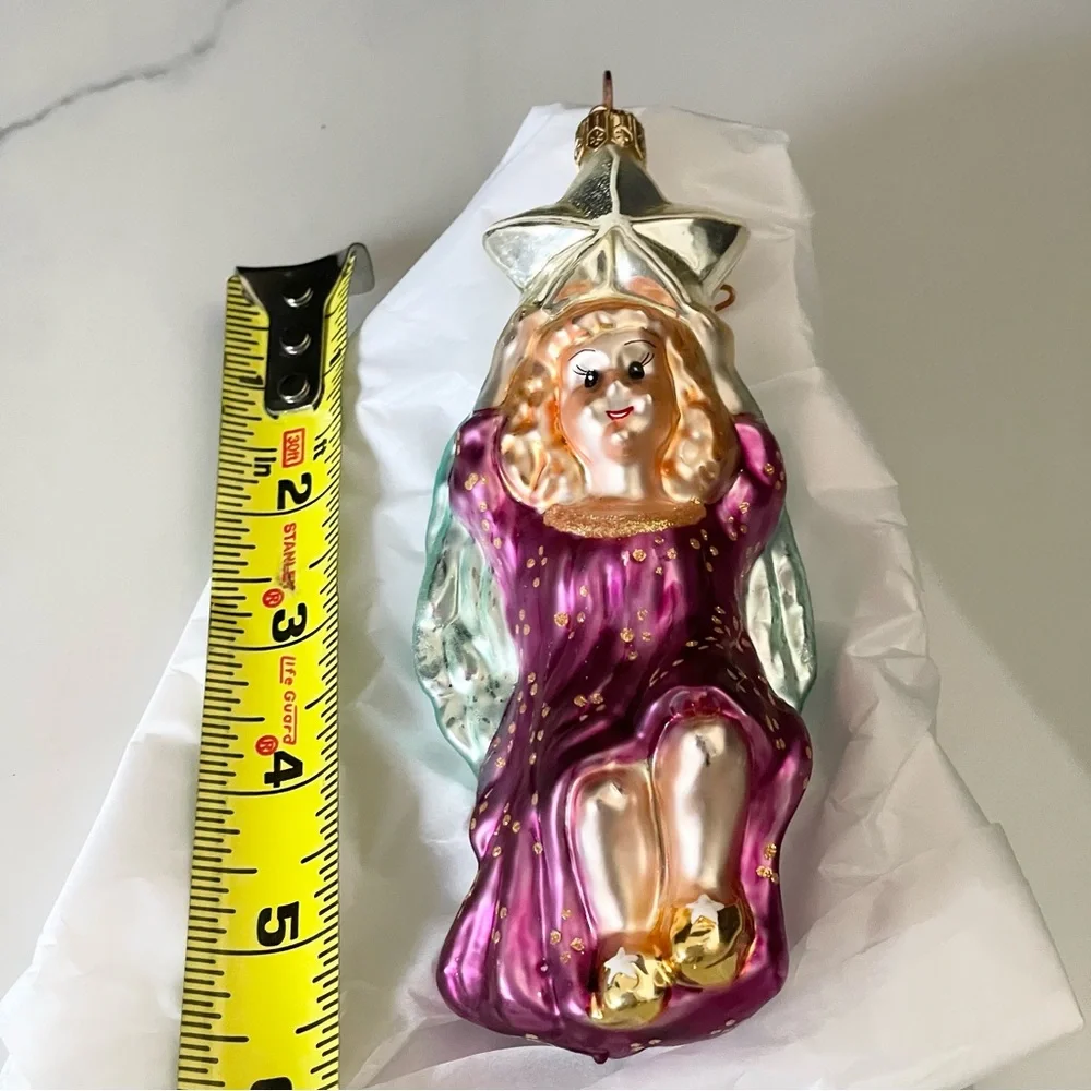 Angel Hanging on a Star Ornament by Christopher Radko